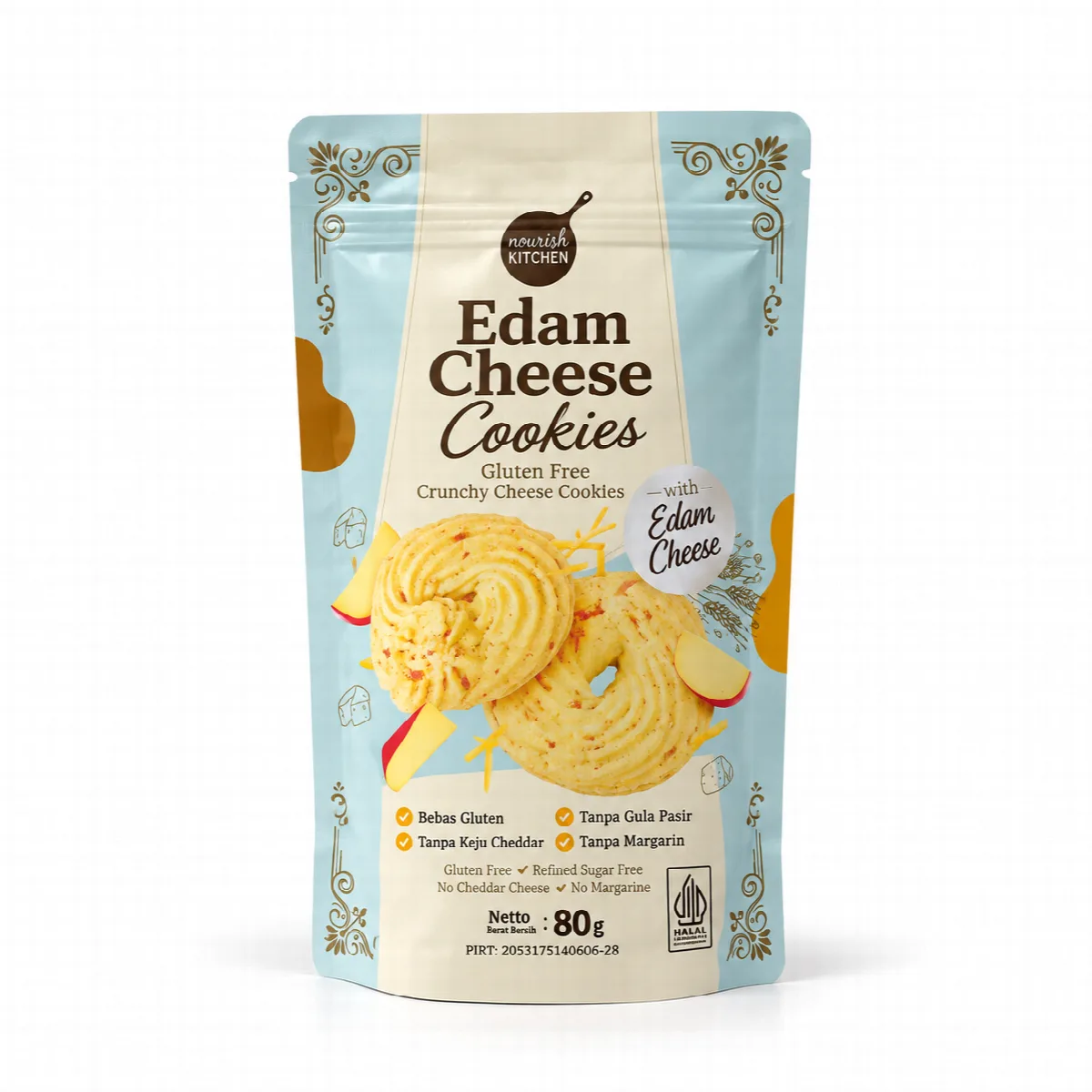 Edam Cheese Cookies Gluten Free - Nourish Indonesia