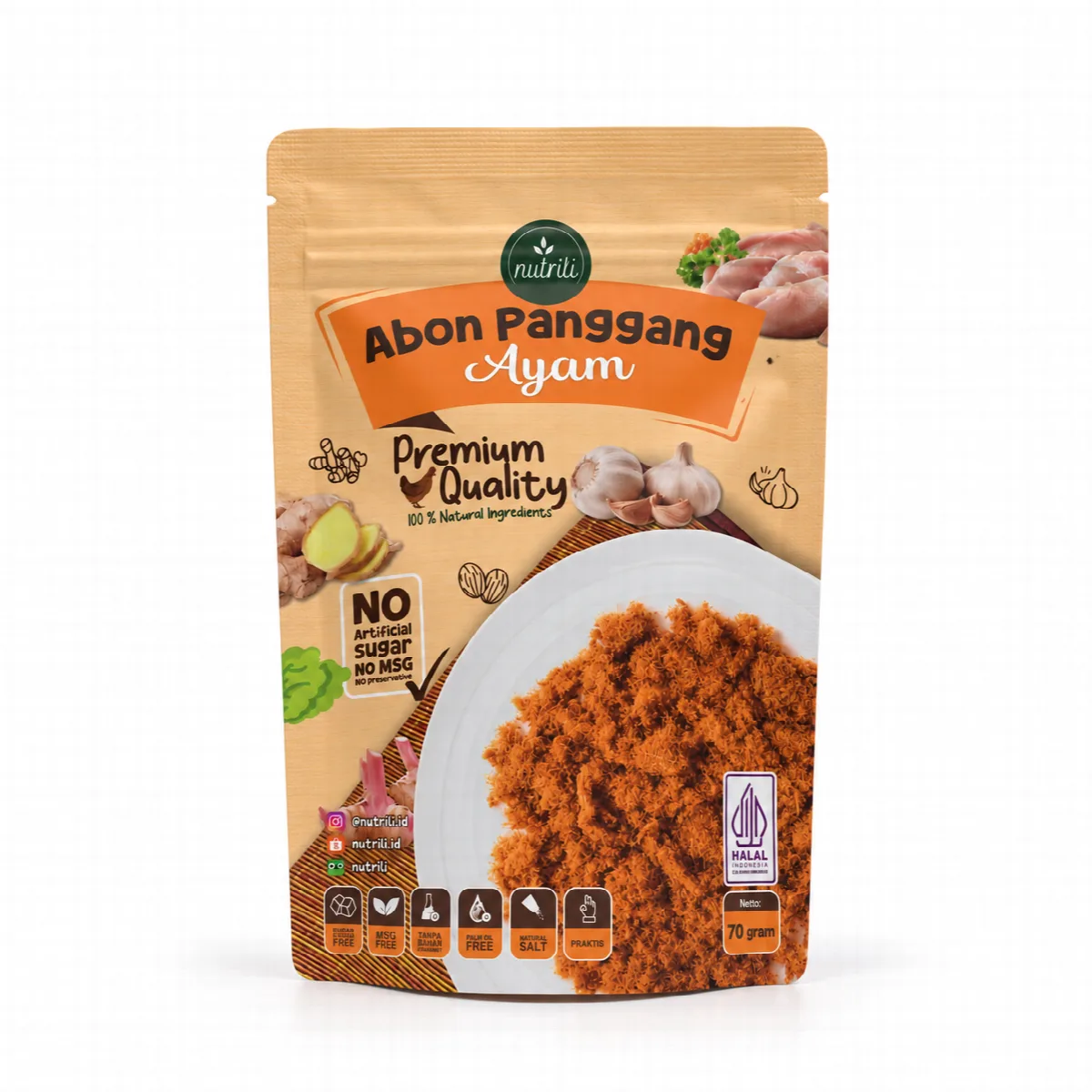 Abon Panggang Ayam - Nutriti