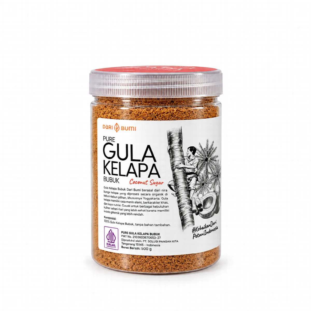 Gula Kelapa Bubuk Organic ( Coconut Sugar ) - Dari Bumi 