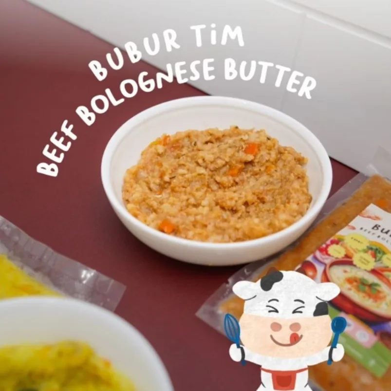 Bubur Tim Beef Bolognese - Kedai Mpasi
