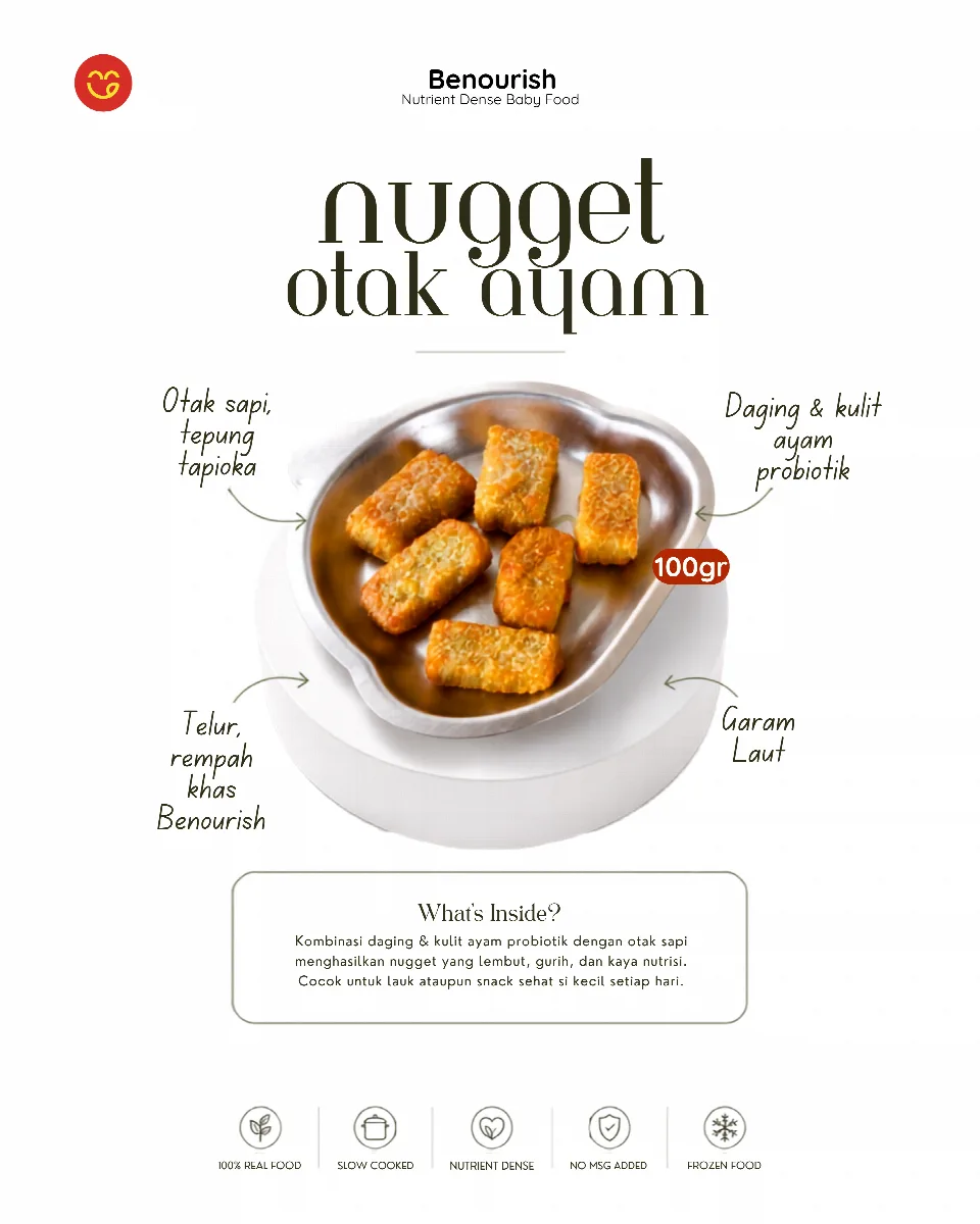 Nugget Otak Ayam - Benourish 