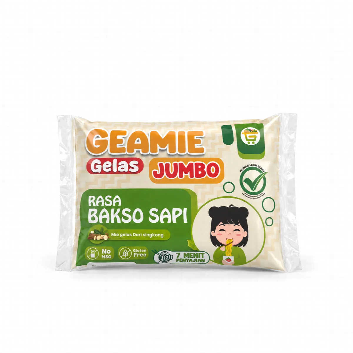 Gea Mie Gelas Jumbo Bakso Sapi - Gea Organic