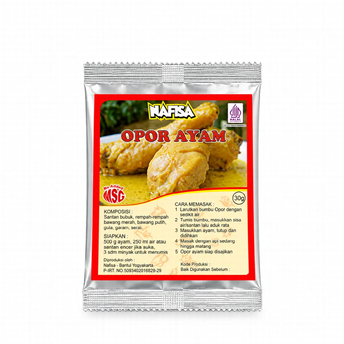 Bumbu Bubuk Opor Ayam Non MSG - Nafisa