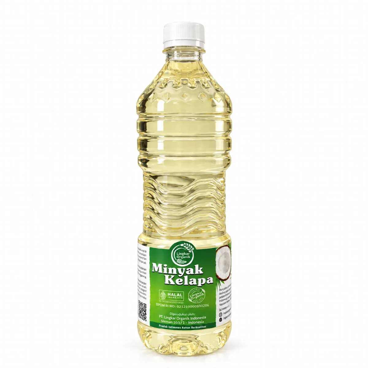  Minyak Kelapa Murni Non RBD Kemasan 1 Liter - Lingkar Organik 