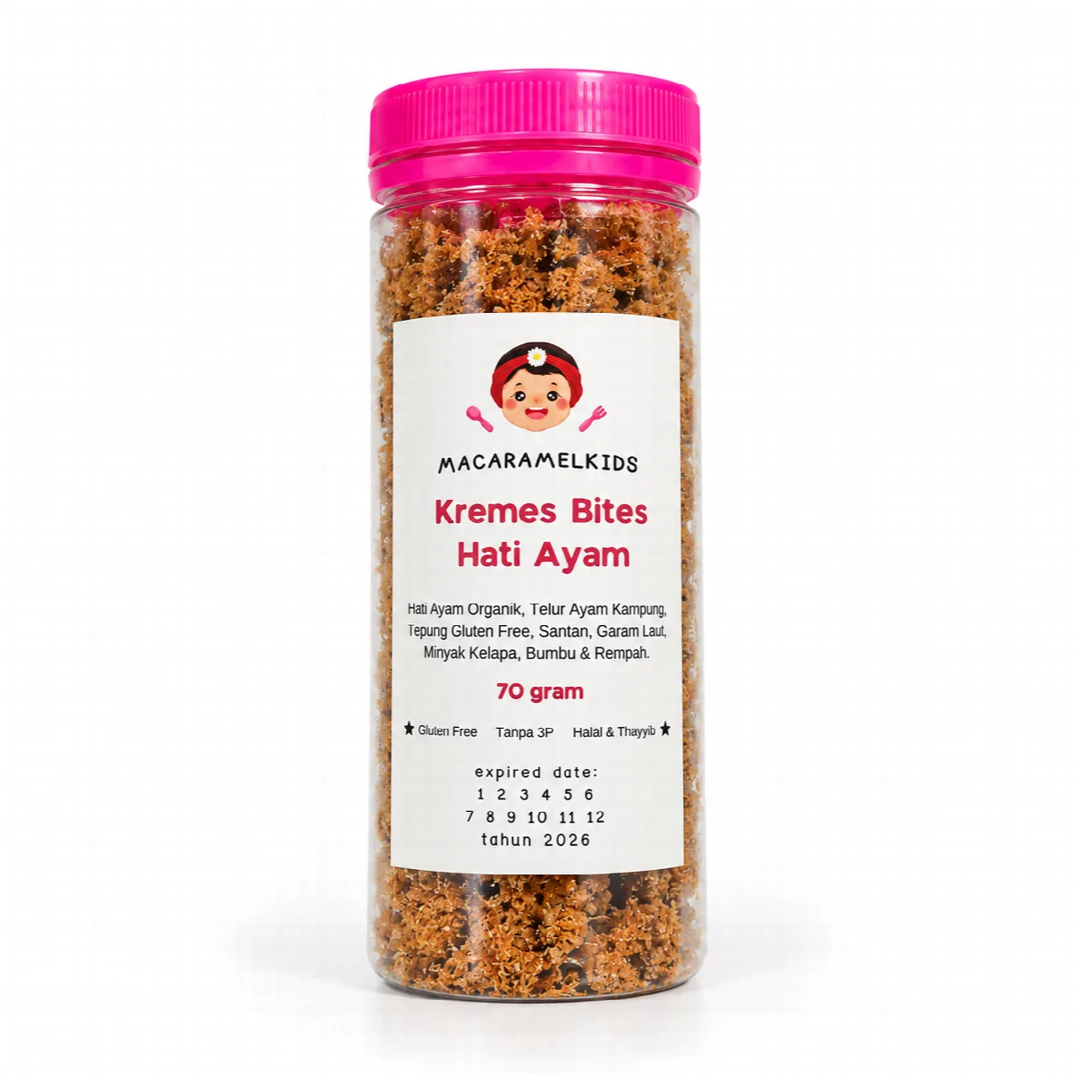 Kremes Bites Hati Ayam - Macaramel Kids