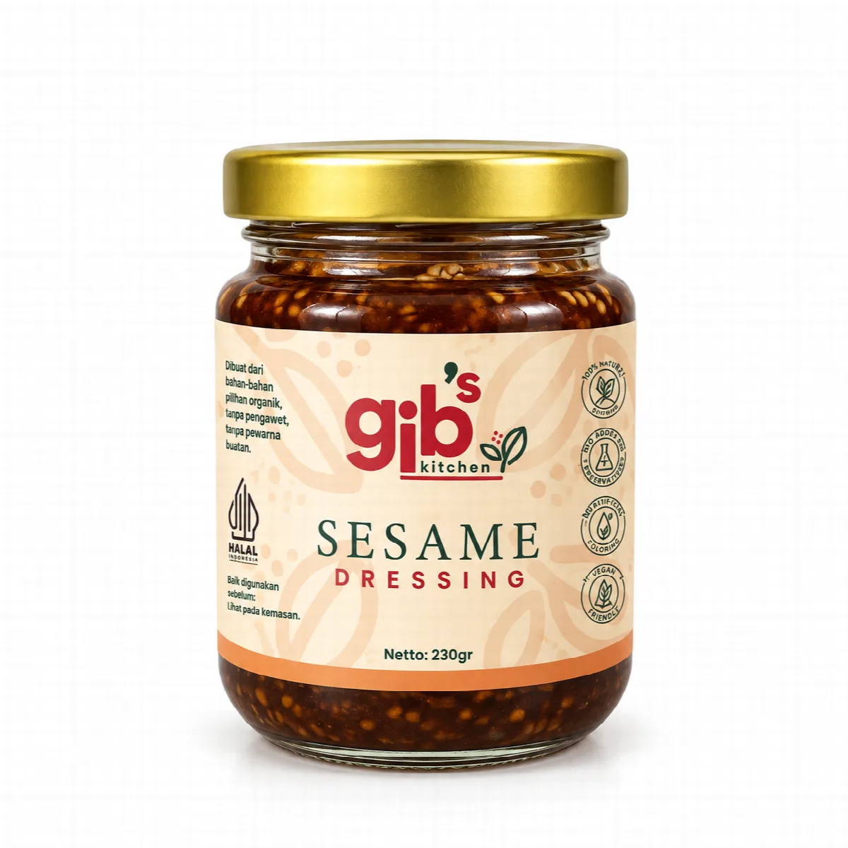 Sesame Dressing Tanpa Pengawet - Gib’s Kitchen
