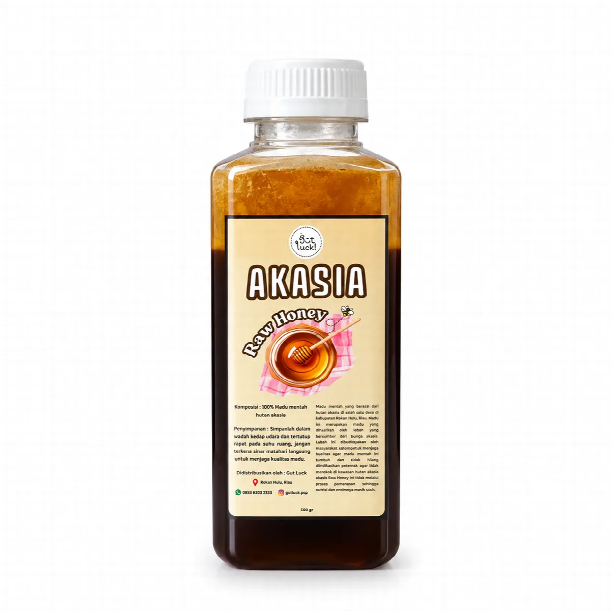 Madu Akasia Murni Raw Honey - Gutluck