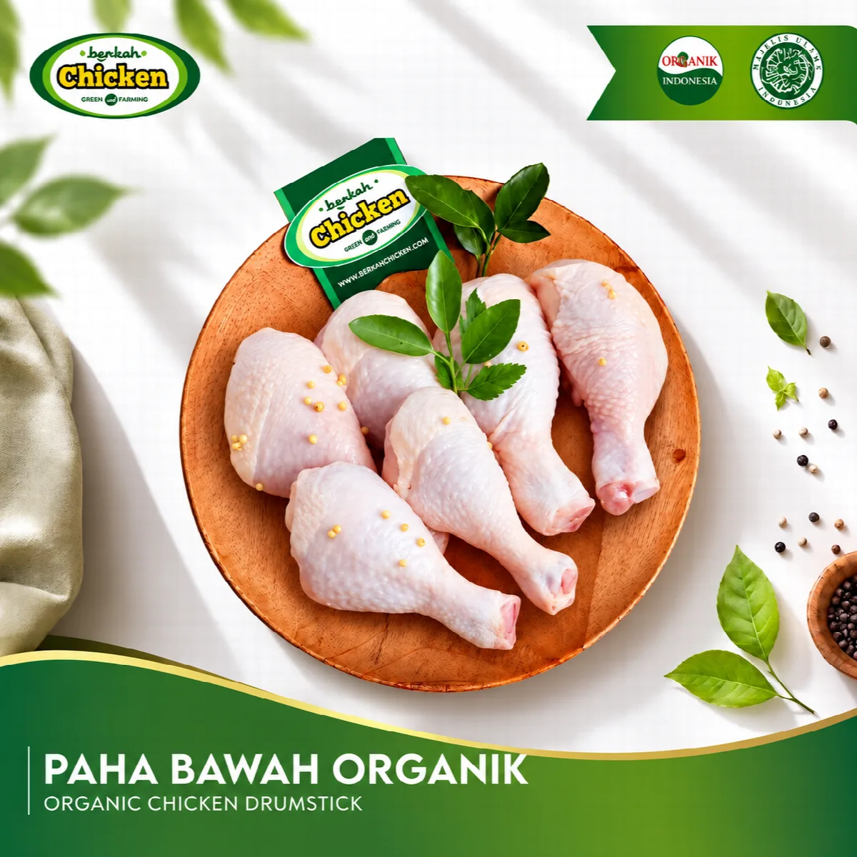 Paha Bawah Ayam Organik - Berkah Chicken