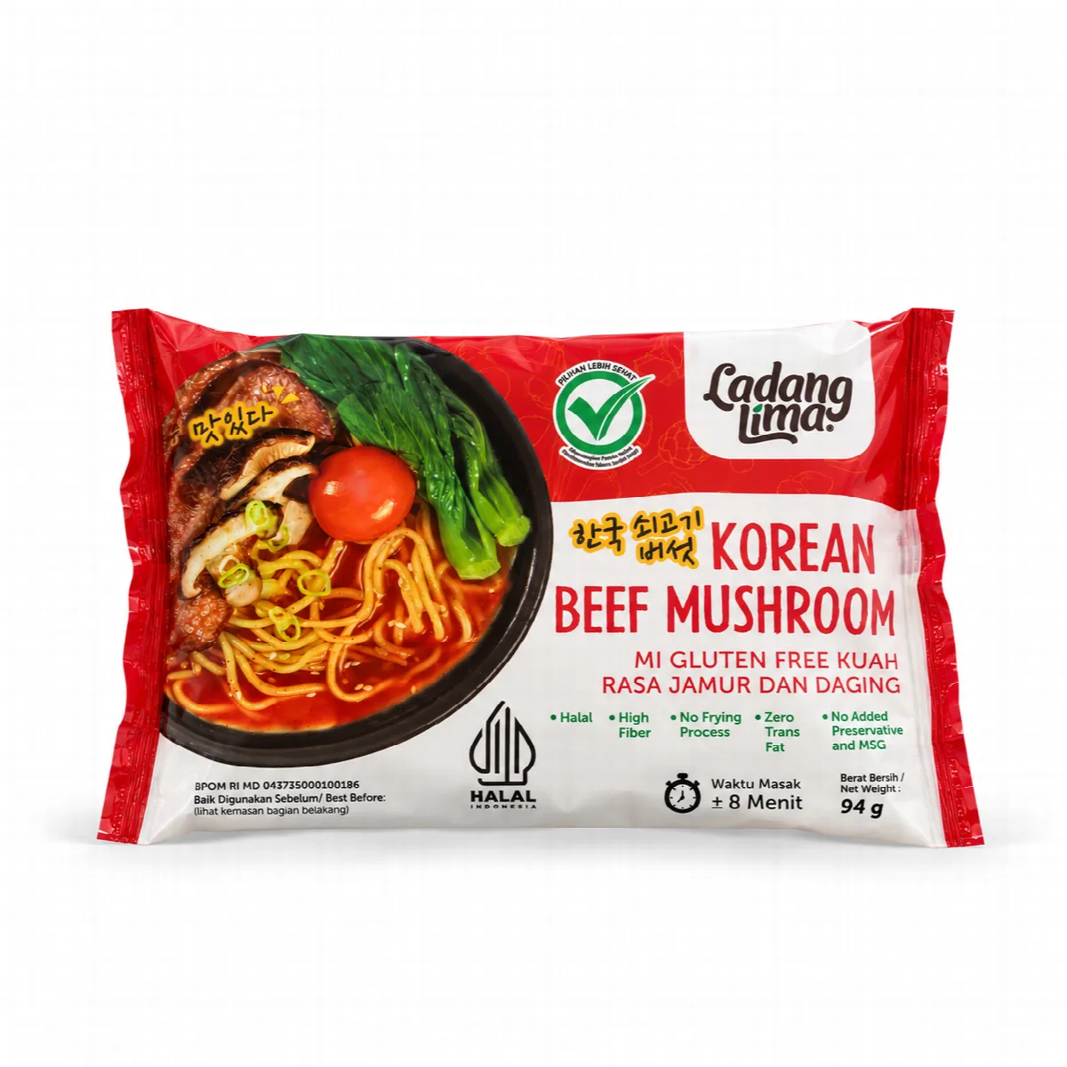 Mie Korean Beef Mushroom  Gluten Free - Gea Organic 