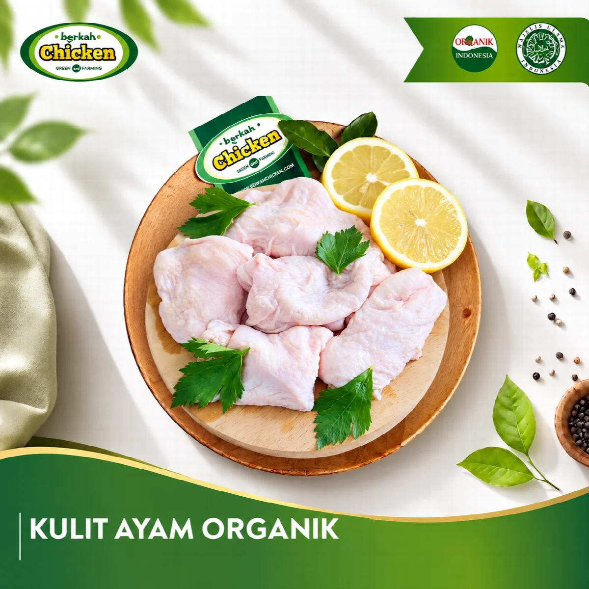 Kulit Ayam Organik - Berkah Chicken