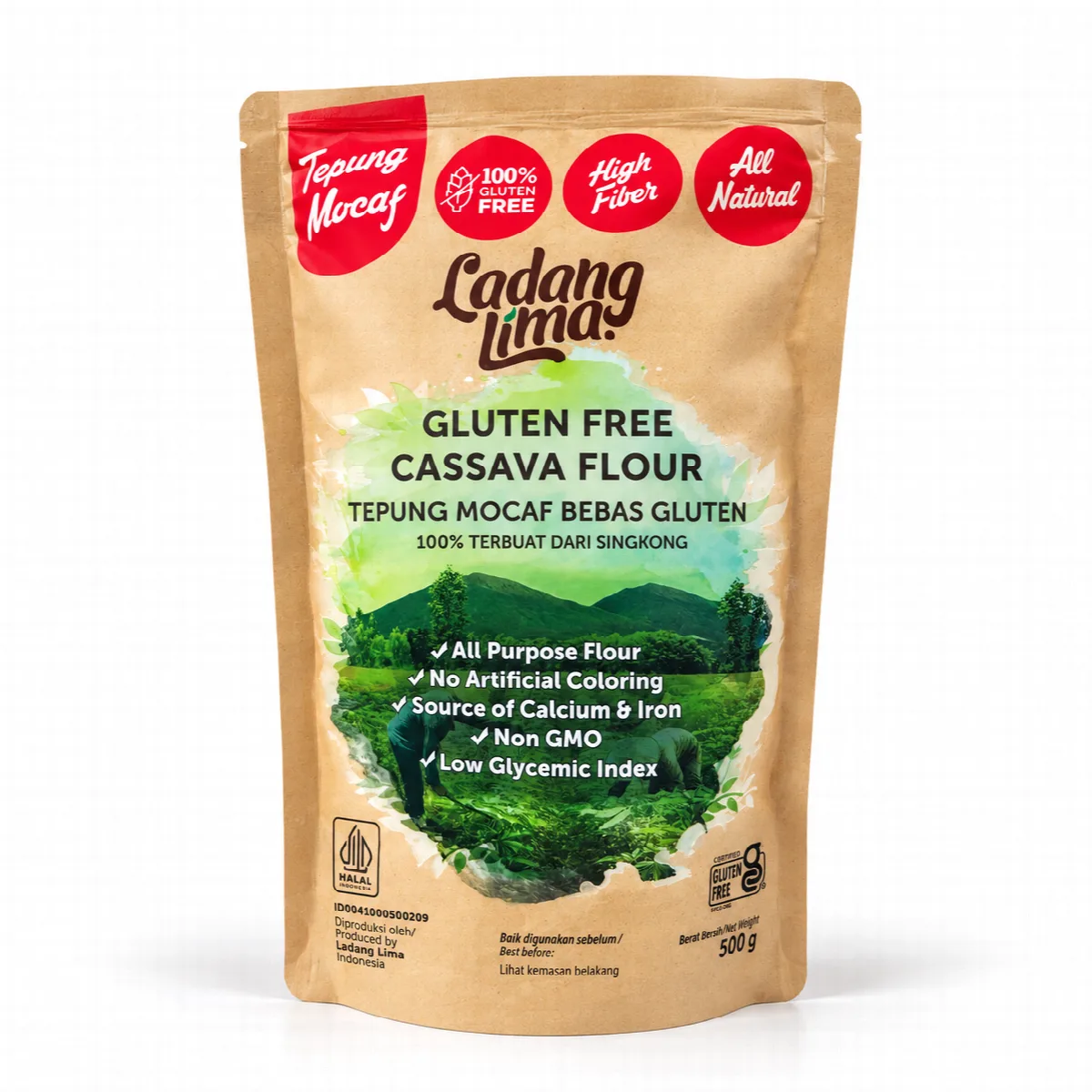 Tepung Mocaf / Singkong Cassava Flour Gluten Free - Ladang Lima
