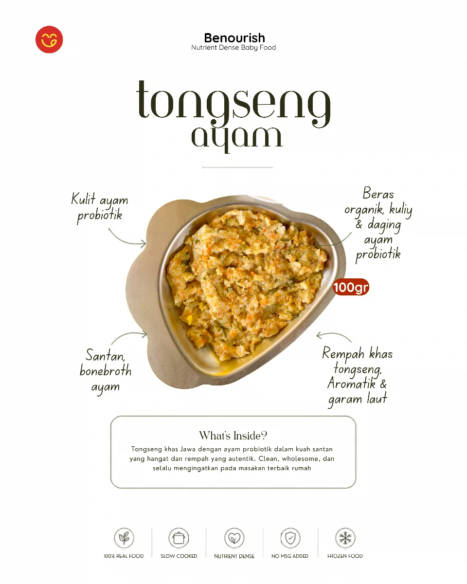 Menu Catering Mpasi Tim Tongseng Ayam - Benourish