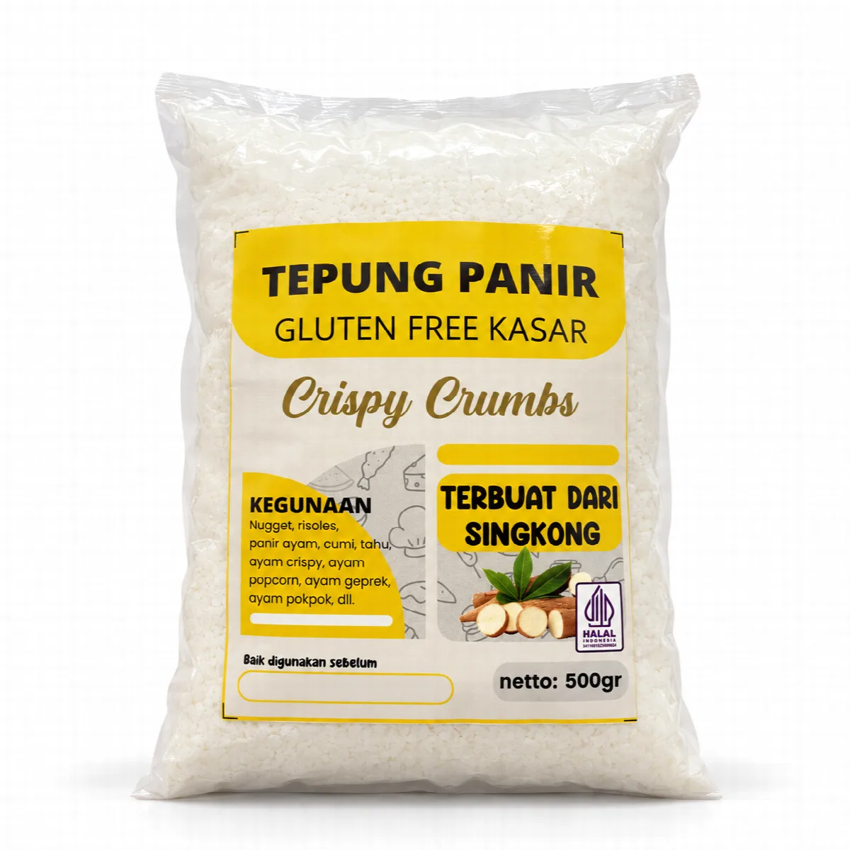 Tepung Panir Singkong Kasar Gluten Free -  Gea Organic