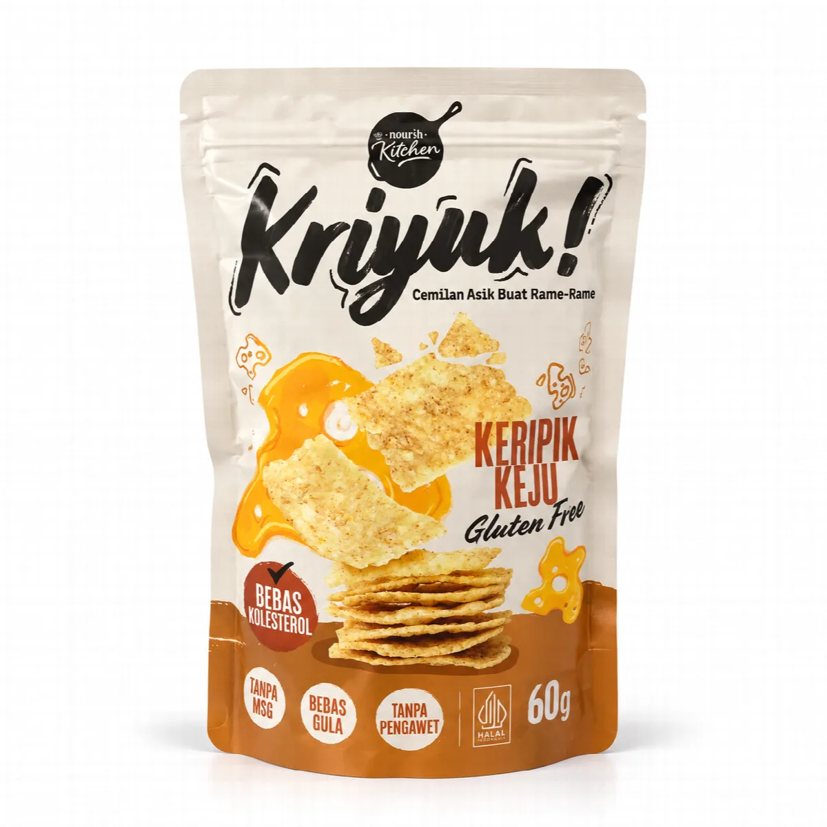 Kriyuk Keripik Keju Gluten Free - Nourish Indonesia