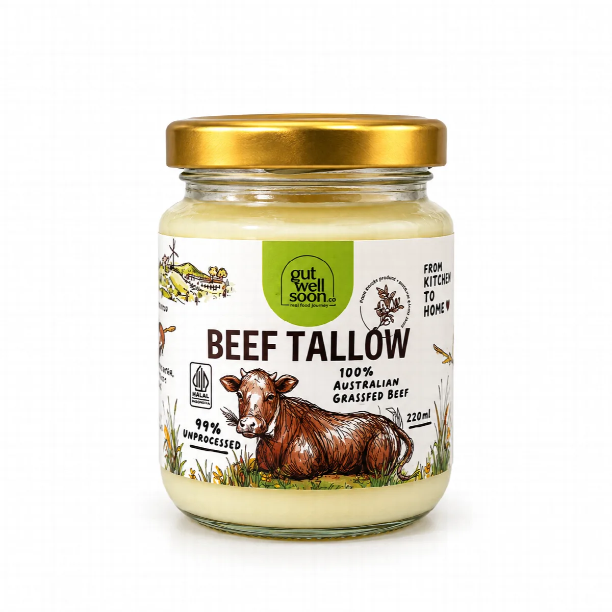 Beef Tallow Lemak Sapi Non MSG - Gut Well Soon