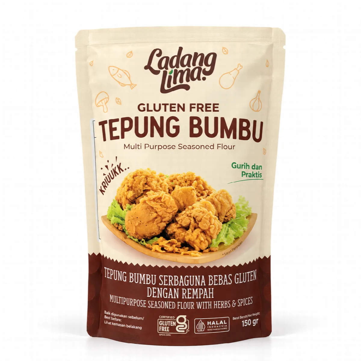 Tepung Bumbu Serbaguna Gluten Free - Ladang Lima 