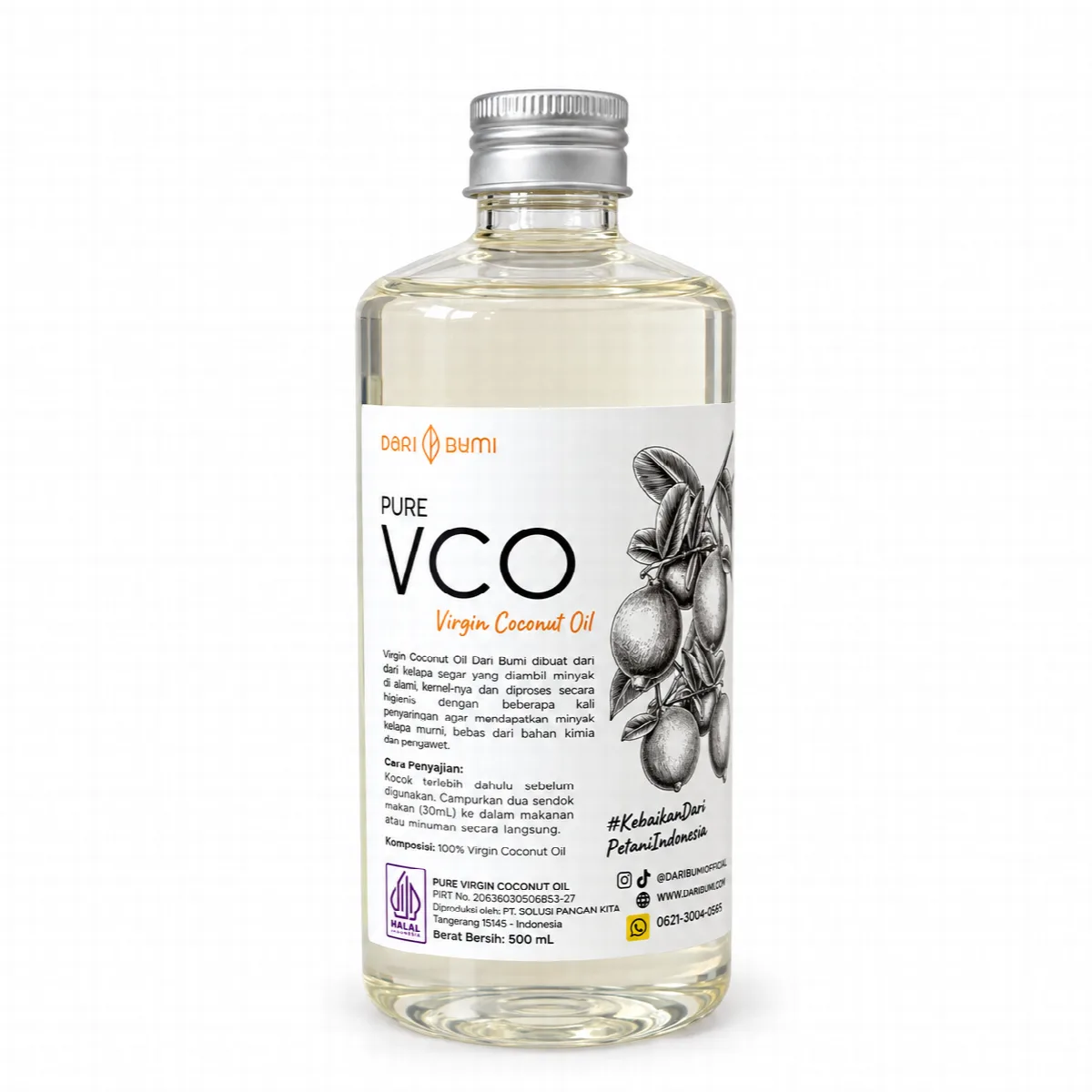 Pure VCO ( Virgin Coconut Oil ) - Dari Bumi 