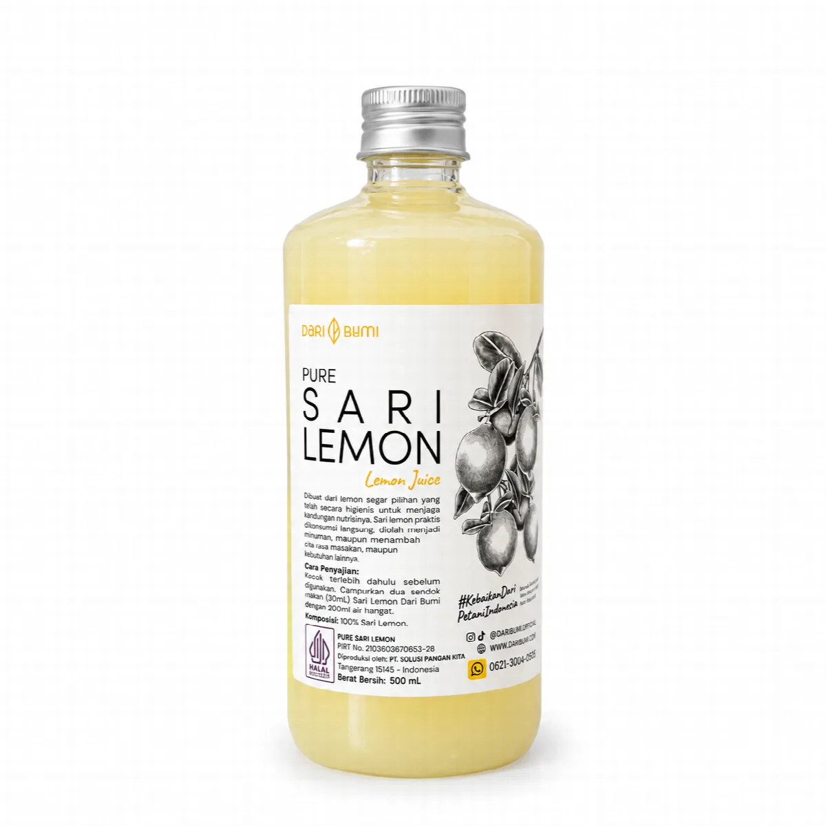 Pure Sari Lemon ( Lemon Juice ) - Dari Bumi 