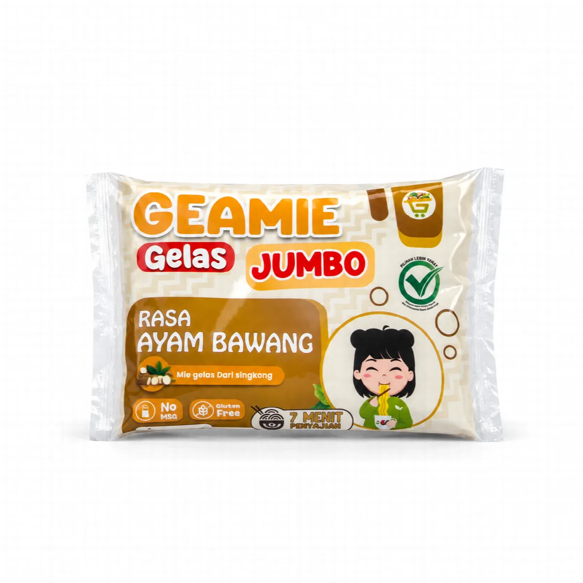 Gea Mie Gelas Jumbo Ayam Bawang - Gea Organic 