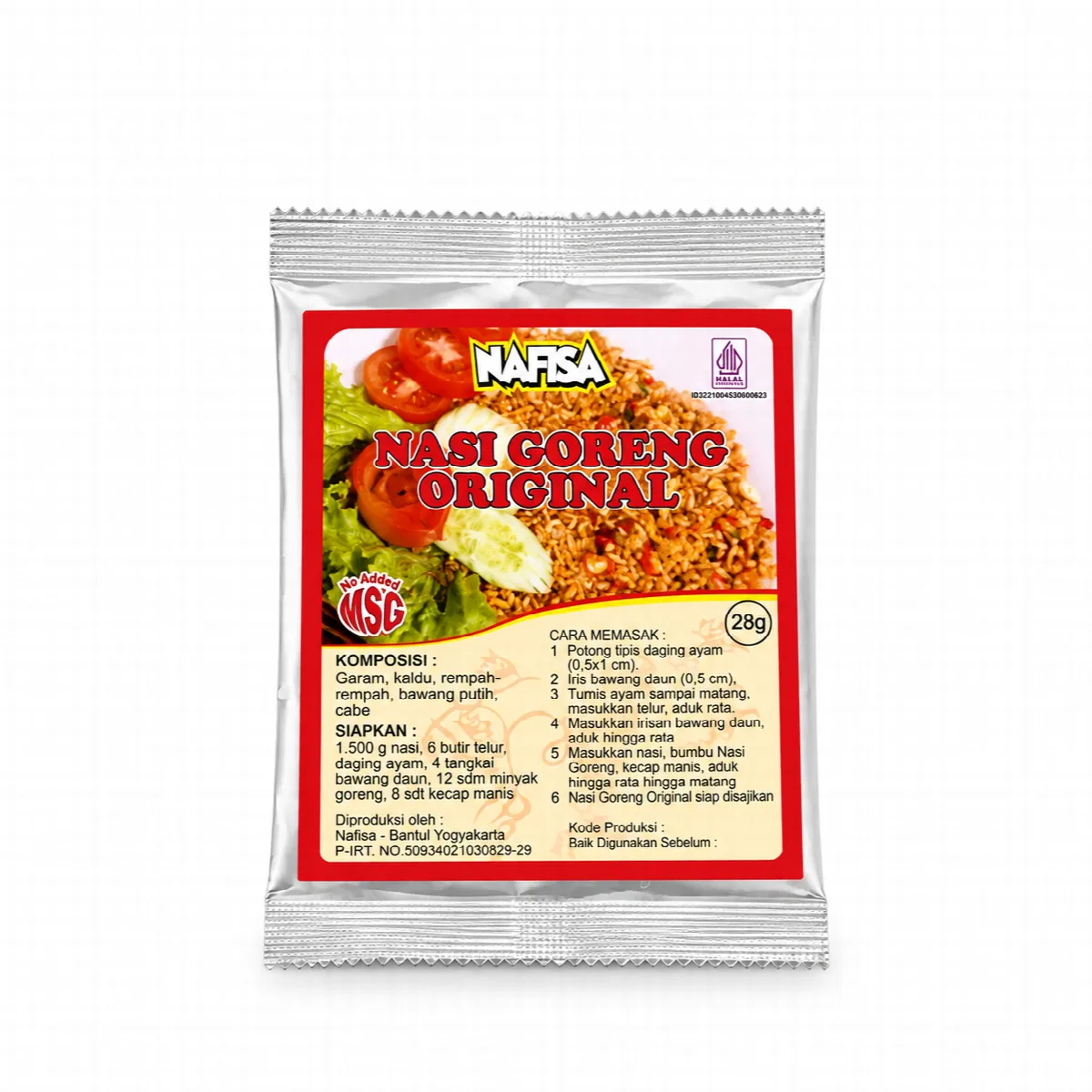 Bumbu Bubuk Nasi Goreng Original Non MSG - Nafisa