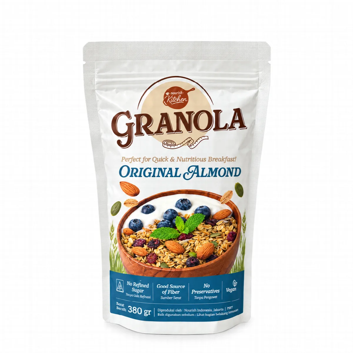 Granola Original Almond - Nourish Indonesia