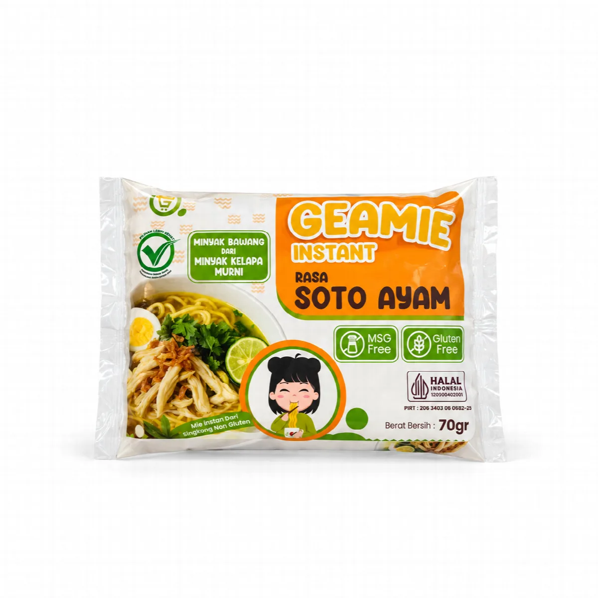 Gea Mie Instan Soto Ayam - Gea Organic 