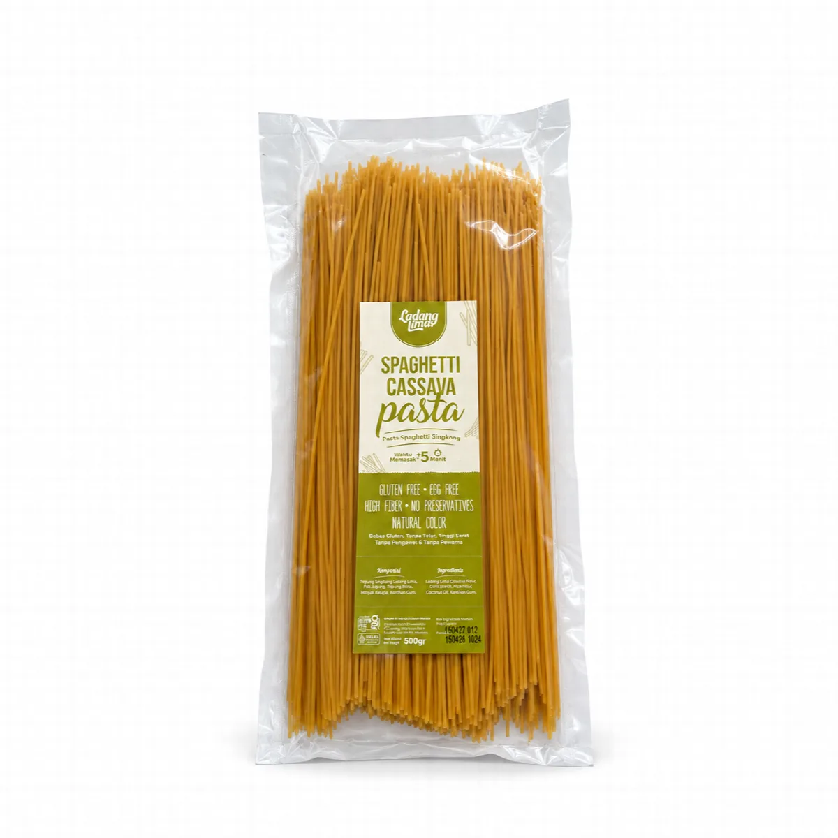 Spagheti Cassava Pasta Gluten Free - Ladang Lima 