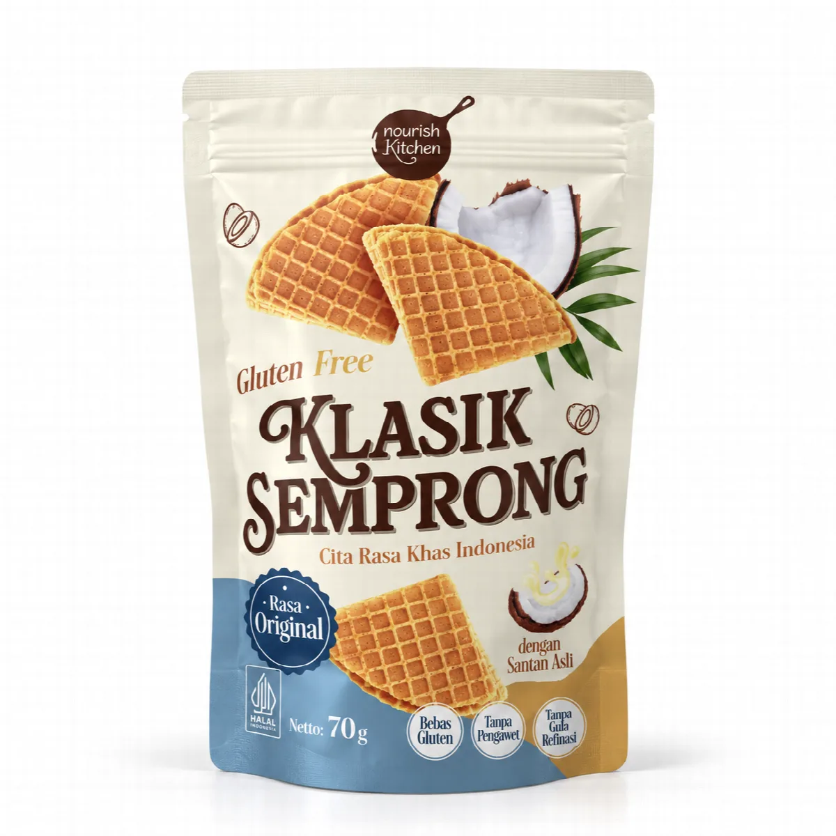 Klasik Semprong Original Gluten Free - Nourish Indonesia
