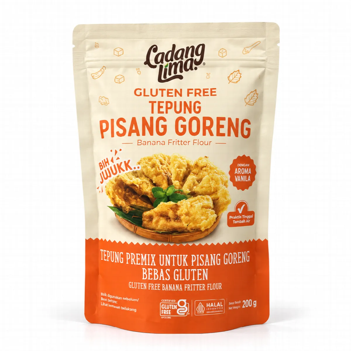 Tepung Pisang Goreng Gluten Free - Ladang Lima